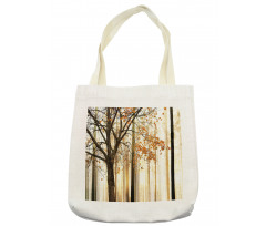 Tree in Abstract Woods Tote Bag