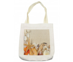 Seashells Starfish Tote Bag