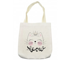 Charming Meow Princess Tote Bag