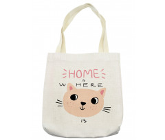 Home is Where Kitten is Tote Bag