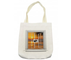 Ocean Sunset View Sky Tote Bag