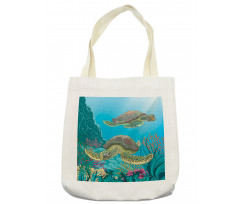 Sealife Turtles Aquatic Tote Bag