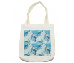 Underwater Fish Pattern Tote Bag