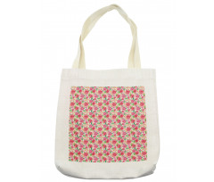 Summer Tropical Flowers Tote Bag