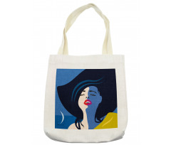 Lady Portrait Tote Bag