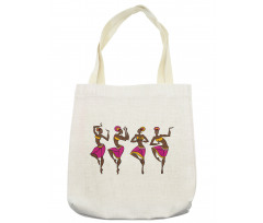 African Lady Dancers Tote Bag