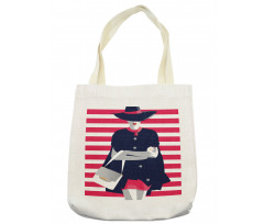 Fashion on Stripes Tote Bag