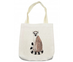 Watercolor Wild Animal Art Tote Bag