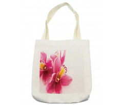 Close up Orchids View Tote Bag