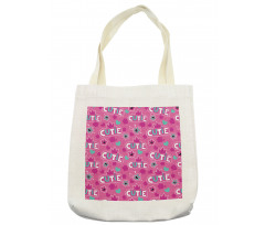 Crown Pattern Flower Tote Bag