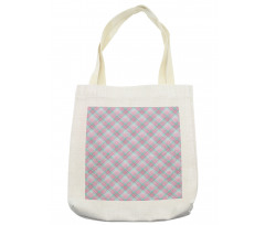 Colorful Square Checkered Tote Bag