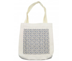 Bluebell Flowers Moths Tote Bag