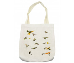 Hummingbird Sunflowers Tote Bag