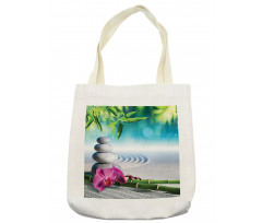 Spa Sand Orchid Flower Tote Bag