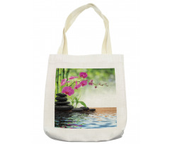 Bamboo Tree Orchid Stones Tote Bag