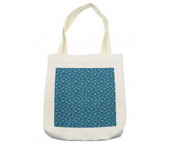 Rhythmic Triangles Grunge Tote Bag