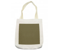 Bicolour Abstract Geometric Tote Bag