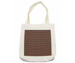 Retro Look Geometric Shapes Tote Bag