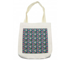 Colorful Floral Petals Tote Bag