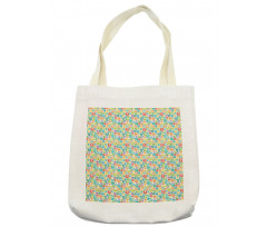 Irregular Letter Squares Tote Bag