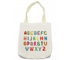 Childish Monster Letters Tote Bag