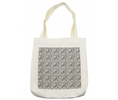 Hand Writing Letters Tote Bag