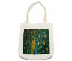 Portrait of the Peacock Tote Bag