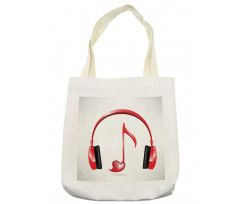 Love Sound Headphones Tote Bag