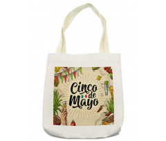 Mexican Food Drink Tote Bag