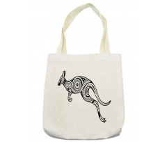 Abstract Ornate Kangaroo Tote Bag