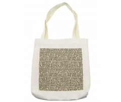 Geometric Round Rectangles Tote Bag