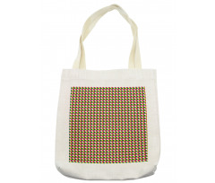 Repeating Hexagons Pattern Tote Bag