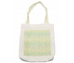 Vertical Waves Polka Dots Tote Bag