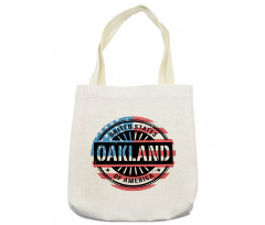 Grunge Style American Text Tote Bag