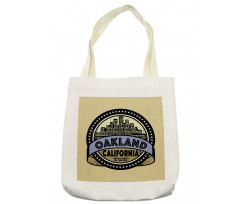 Round Symbolic Lettering Tote Bag