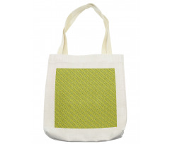 Diagonal Botanical Branches Tote Bag