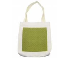 Vegetation Leaves Budding Tote Bag