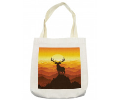 Wildlife Sunset Hill Tote Bag