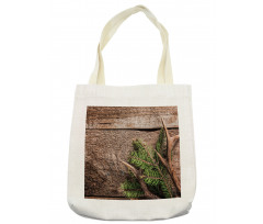 Evergreen Branch Deer Tote Bag