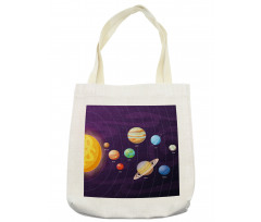 Planets Planetary Orbits Tote Bag