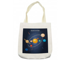 Celestial Cartoon Scheme Tote Bag