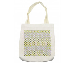 Dotwork Floral Feathers Tote Bag