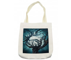 Night Big Mystic Tree Tote Bag