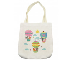 Animals Fly Nursery Tote Bag