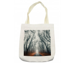 Autumn Sky and Leaves Tote Bag