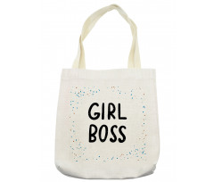 Grunge Typographic Image Tote Bag