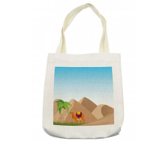 Sand Hills a Camel and a Tree Tote Bag