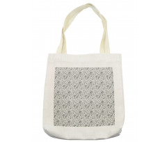 Outline Tropic Foliage Tote Bag