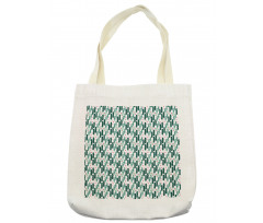 Island Leaves Hearts Tote Bag