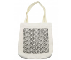 Vintage Plants Leaves Tote Bag